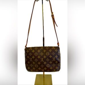 Louis Vuitton Musette Tango Shoulder Bag Short Monogram
